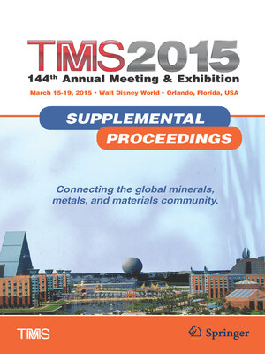 cover image of TMS 2015 144th Annual Meeting & Exhibition, Annual Meeting Supplemental Proceedings